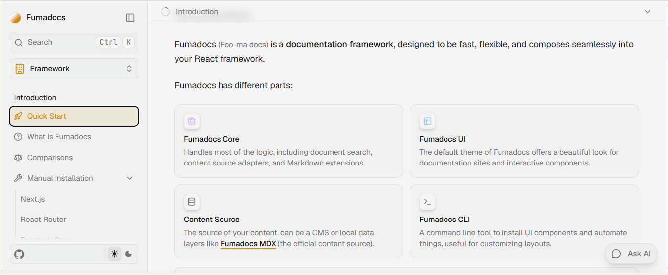 fumadocs-parts