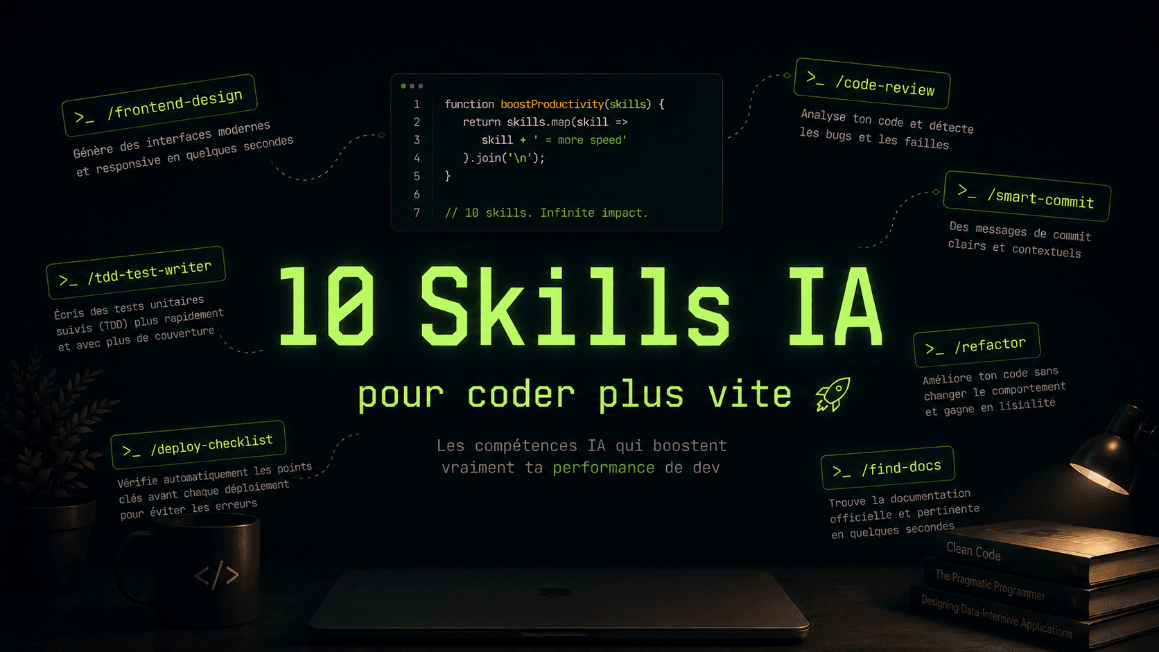 10 Skills IA indispensables pour un dev qui veut aller vite