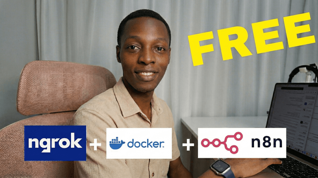 Déployer n8n gratuitement avec Docker et ngrok