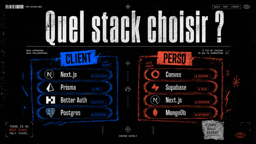 Stack Client vs Stack Perso : Pourquoi je les sépare